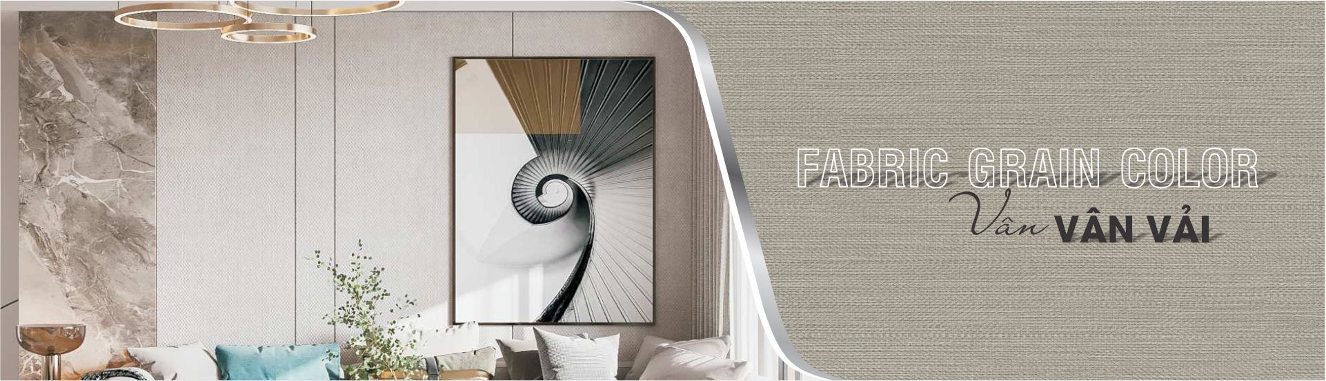 Tấm ốp sợi tre vân vải