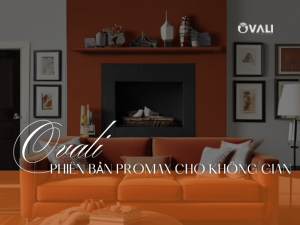 Ovali Promax A-A496FG: Trải nghiệm sự khác biệt từ bề mặt phủ mịn đơn sắc đẳng cấp của tấm ốp sợi tre Ovali.