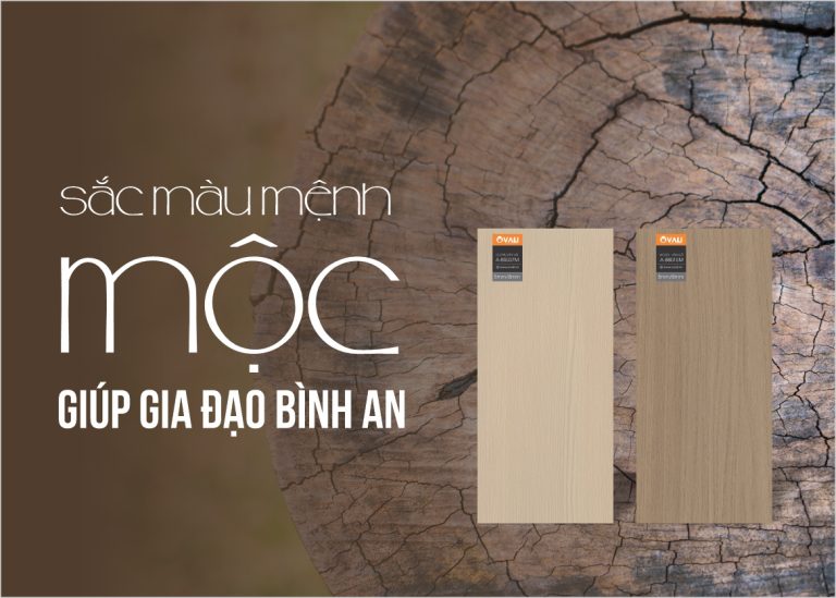 Màu Tấm Ốp Sợi Tre OVali Hợp Mệnh Mộc Giúp Gia Đạo Bình An